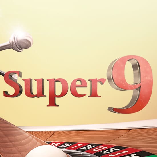 Super9 Roulette gaming promotion square banner