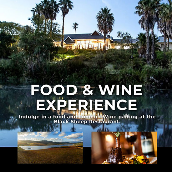 Food & Lomond Wine Experience R495 per person